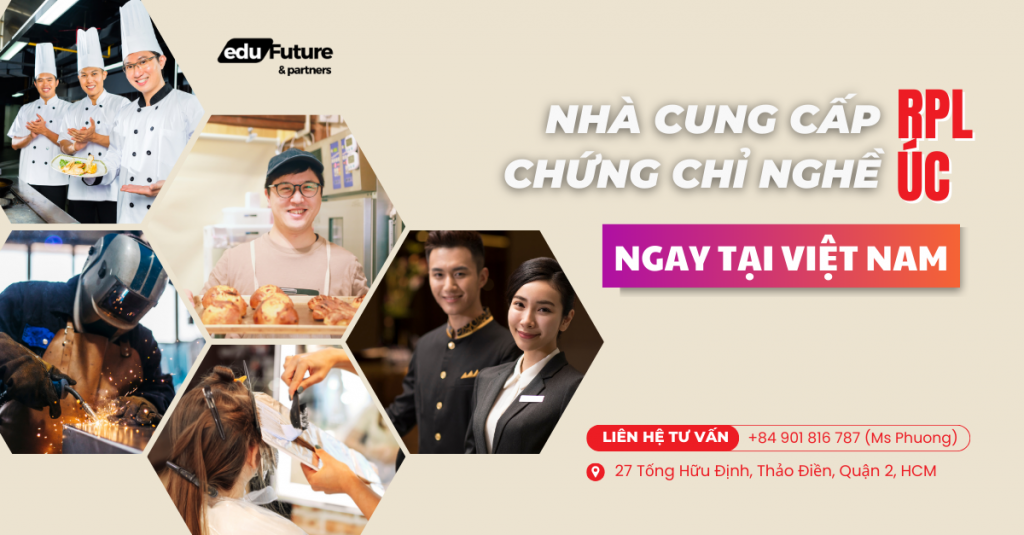 EFP - nhà cung cấp chứng chỉ nghề RPL Úc ngay tại Việt Nam!