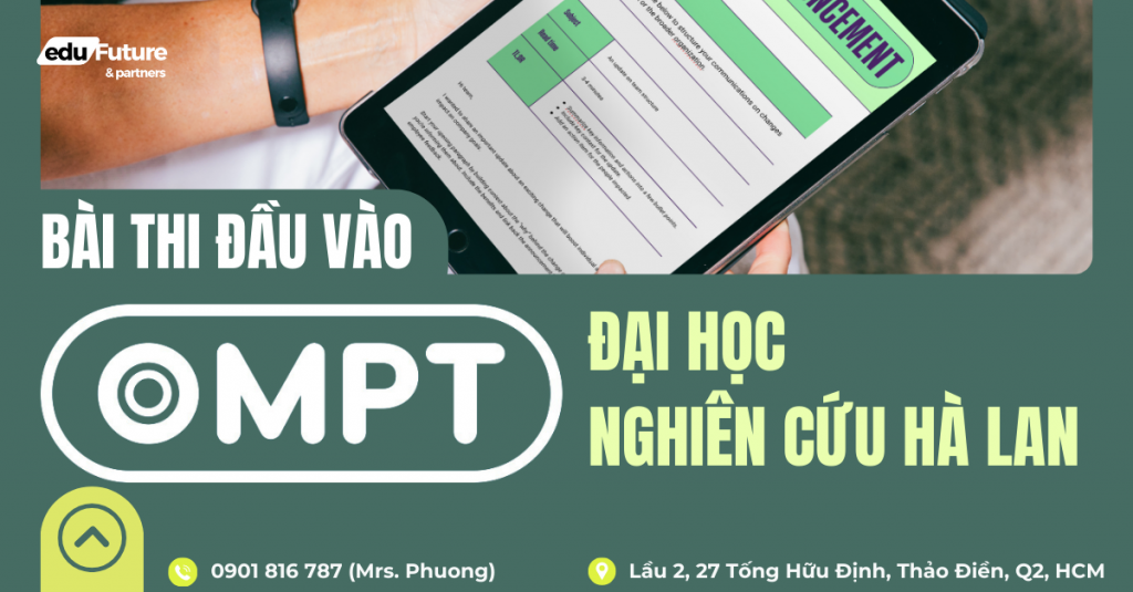 Bài thi đầu vào OMPT của Đại học nghiên cứu Hà Lan