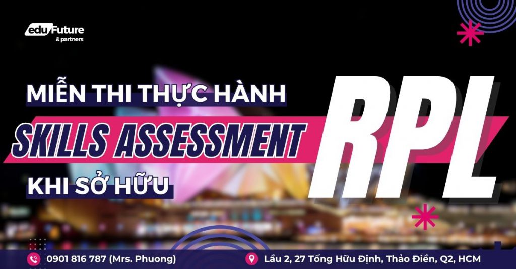 Ngành nghề miễn thi thực hành Skills Assessment khi có chứng chỉ nghề Úc RPL