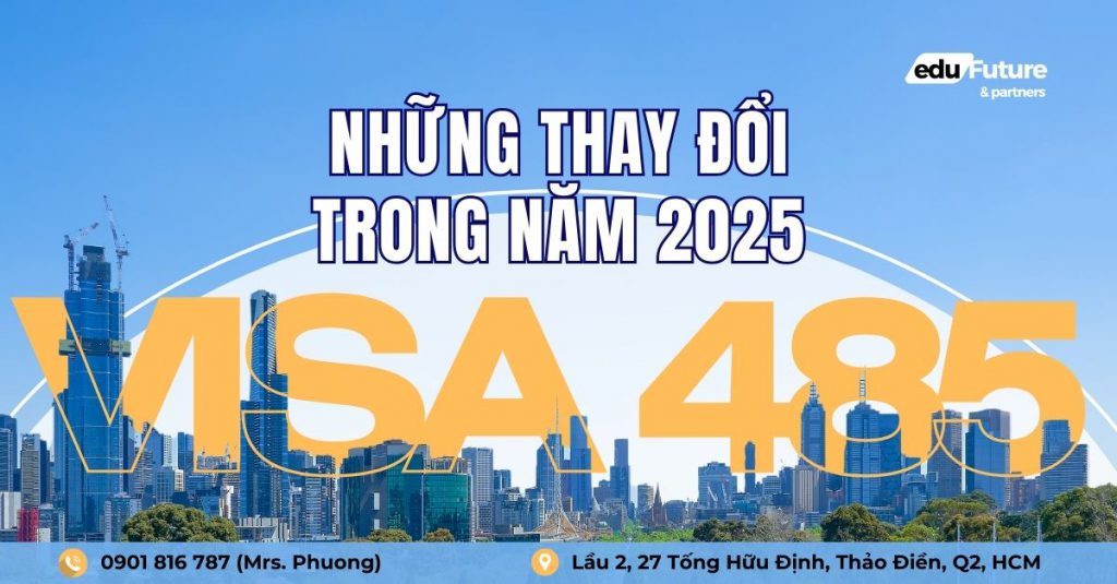 Những thay đổi của visa 485 Úc trong năm 2025