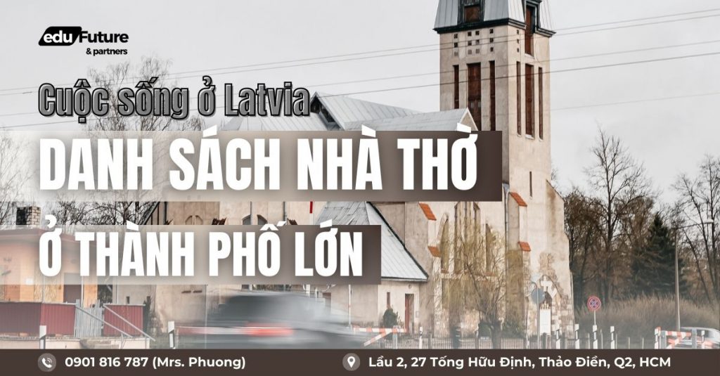 Cuộc sống ở Latvia - Danh sách nhà thờ tại các thành phố lớn