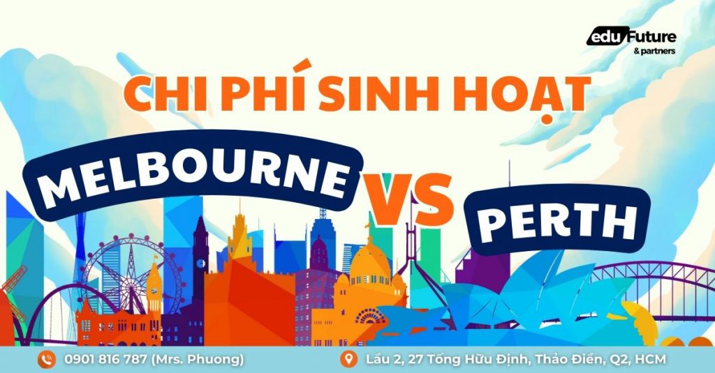 So sánh chi phí sinh hoạt ở Úc giữa 2 thành phố Melbourne và Perth