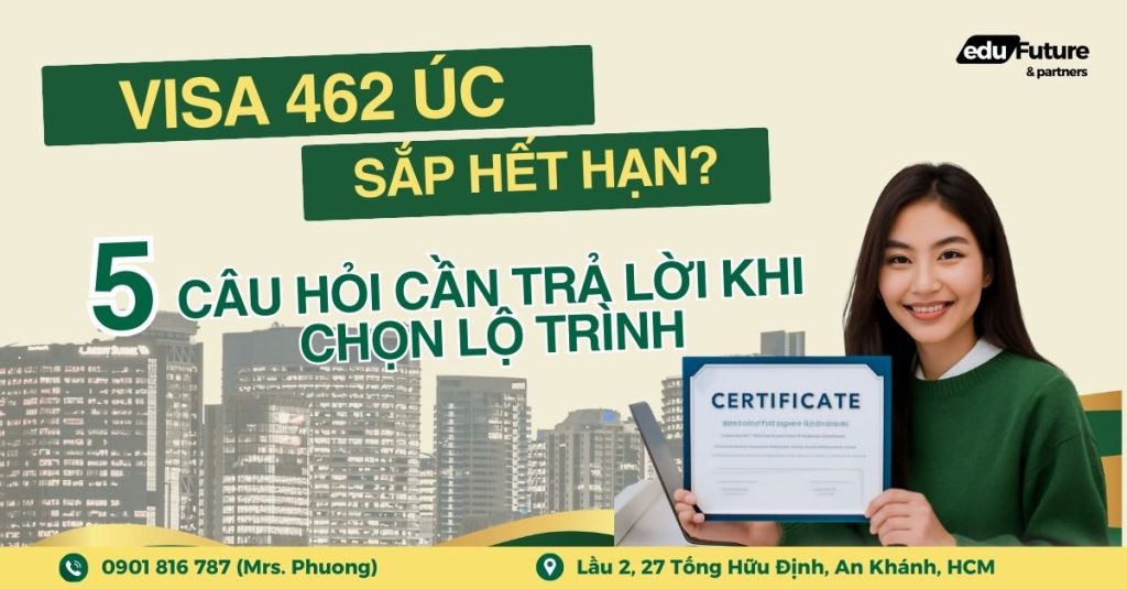 Visa 462 Úc sắp hết hạn: 5 câu hỏi cần trả lời khi chọn lộ trình